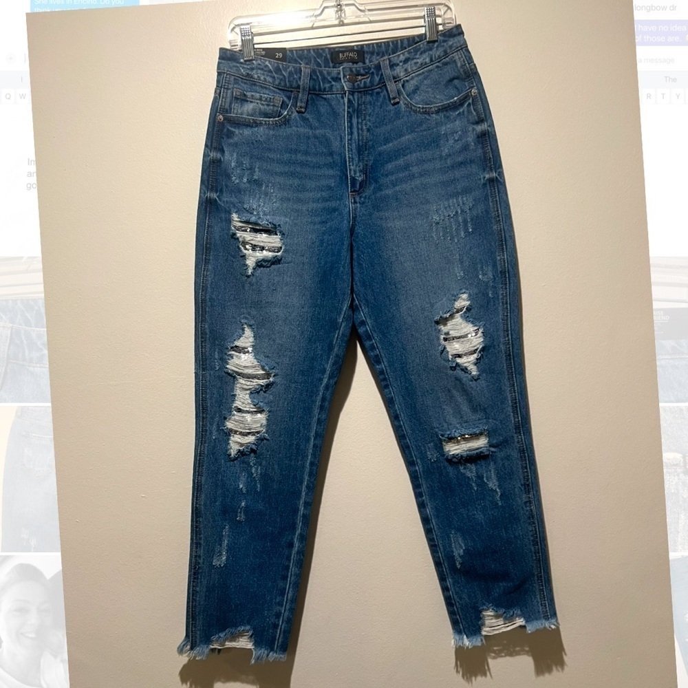 NWT BUFFALO (David Bitton) HIGH RISE GIRLFRIEND Size 29